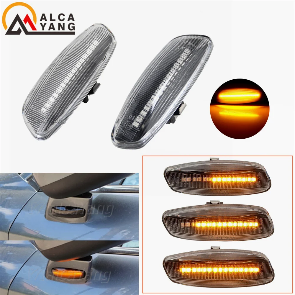 Dynamic LED Side Marker Light Signal Blinker for Citroen C4 Coupe Picasso C3 C5 X7 DS3 DS4 Peugeot 207 308 3008 5008 RCZ Partner