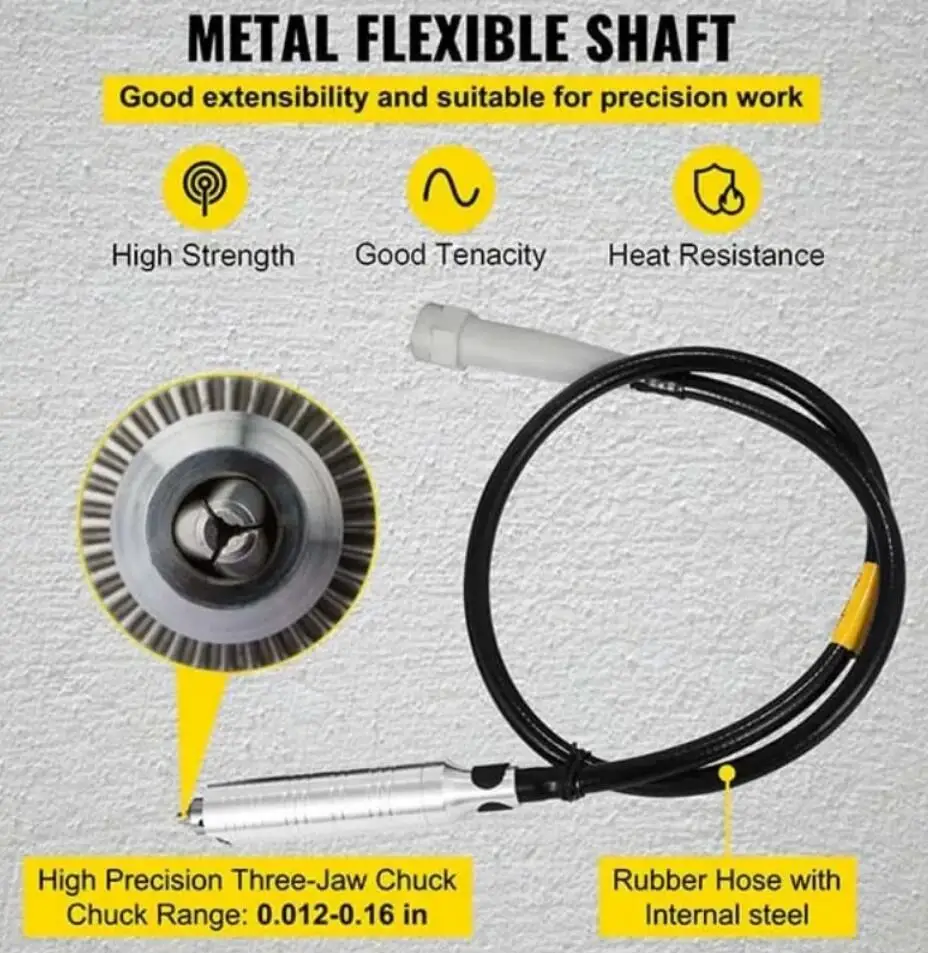 吊り下げロータリー研磨彫刻グラインダーフォーダムフレックスシャフトモータージュエリーツール機器ドレメルツールセットロータリーハンドピース