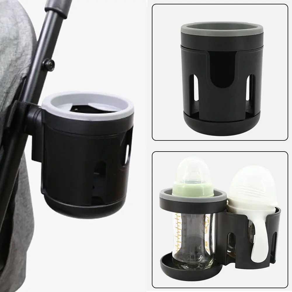 

Anti-slip 360 Degree Rotation Water Cup Bracket Multi-function Bottle Holder Safety Seat Cup Holder Double Cup Holder