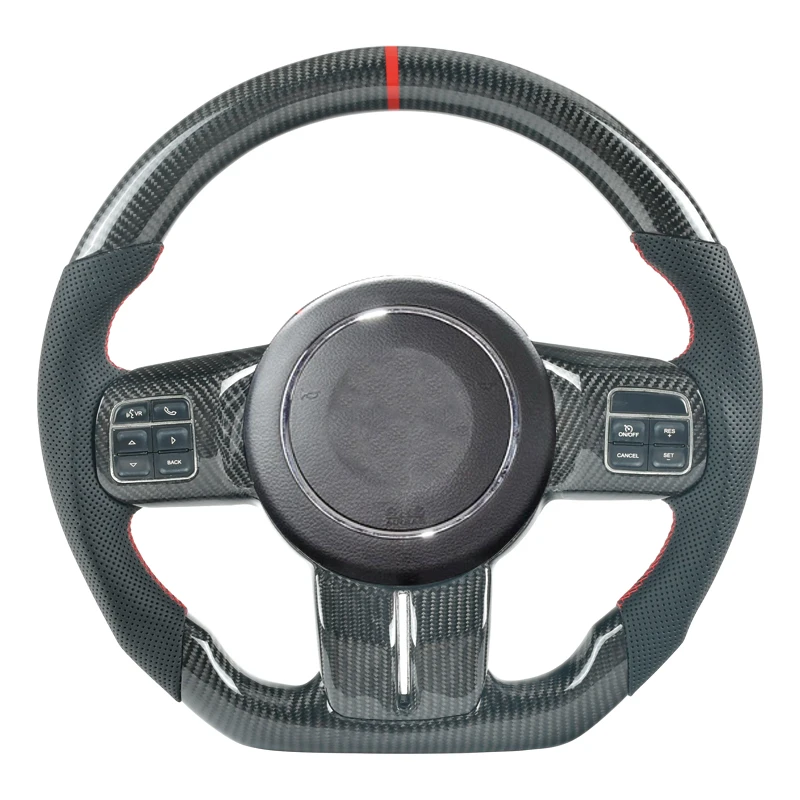 

Steering wheel For JEEP JL JK Grand Cherokee Wrangler carbon fiber steering wheel 2015 2016 2017 2018 2019 2020