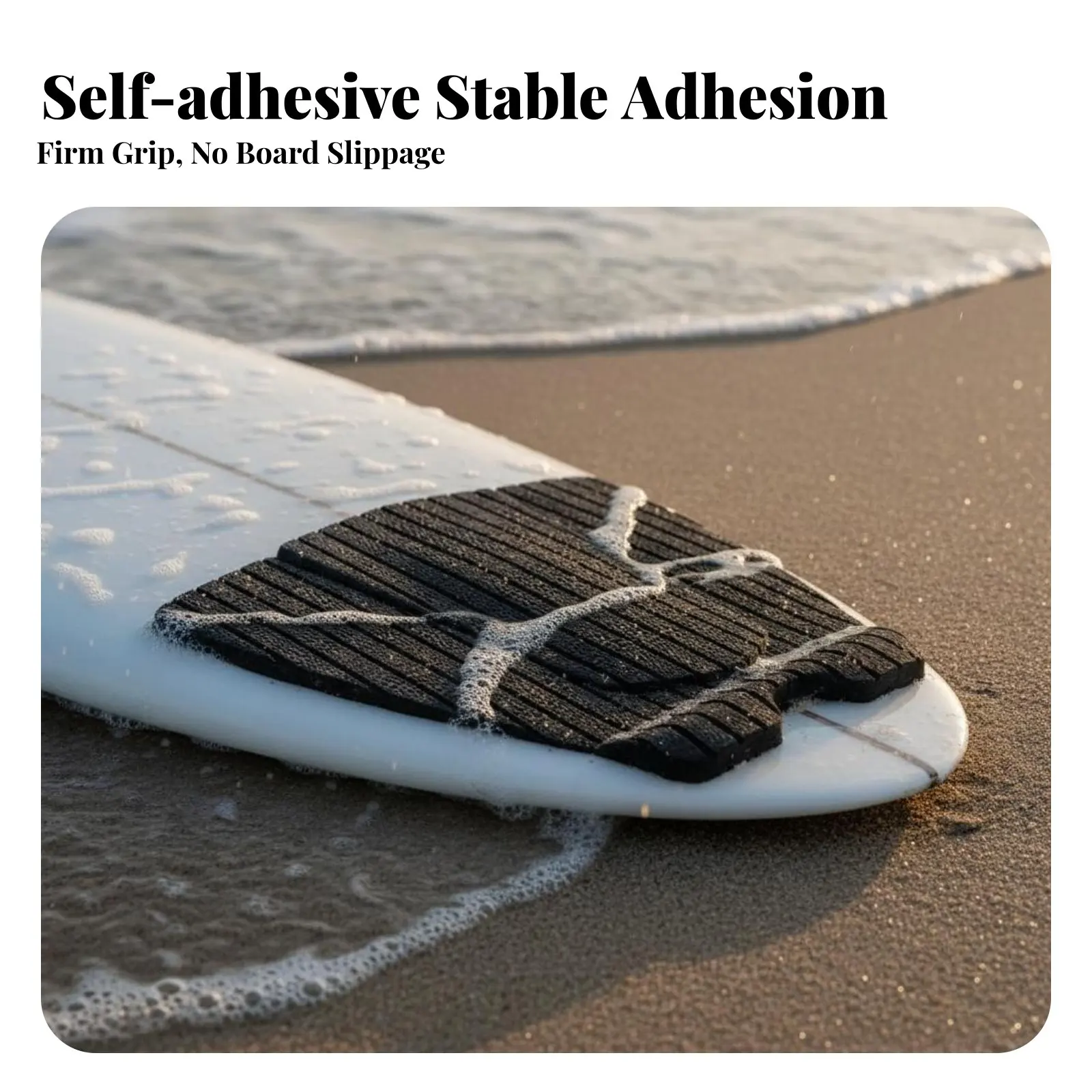 

Wave Board Tail Pad Waterproof Wave Board Traction Pad Non-Slip Paddleboard Grip Long-Lasting Wave Ing Accessory Geometric