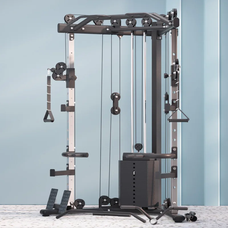 Little Flying Bird Longmen Rack Fitness Equipment Squat Rack Comprehensive Trainer Multifunctional Bench Press Rack Fitness Equi
