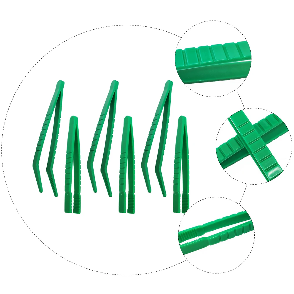 

6 Pcs Tweezers Children's Kid Precision Flat Insect for Feeding Fine Crafting Kids