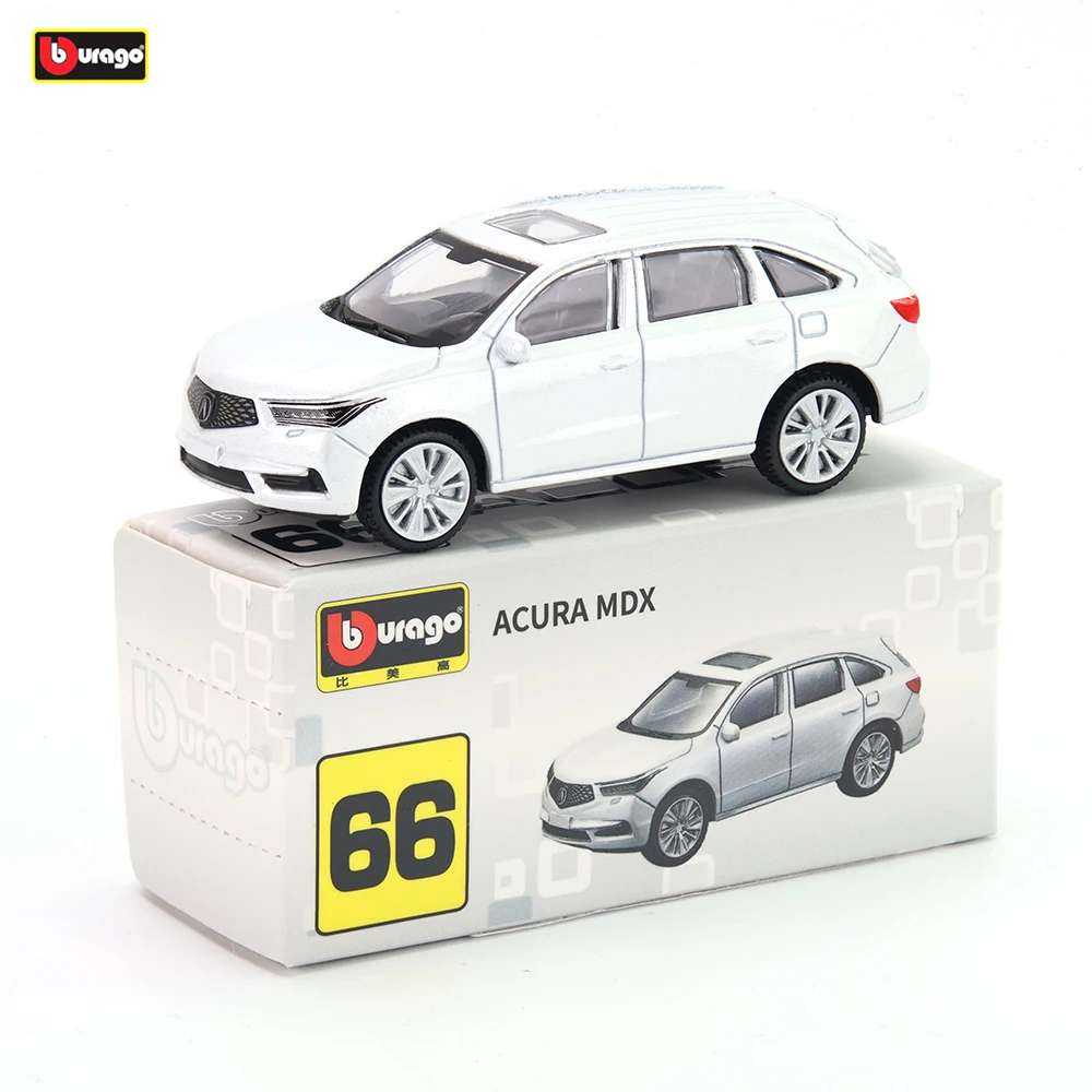 Bburago ACURA MDX Bugatti Lamborghini Cadillac Benz BMW Scale Car Model Replica Collection Kids Xmas Gift Toys for Boys