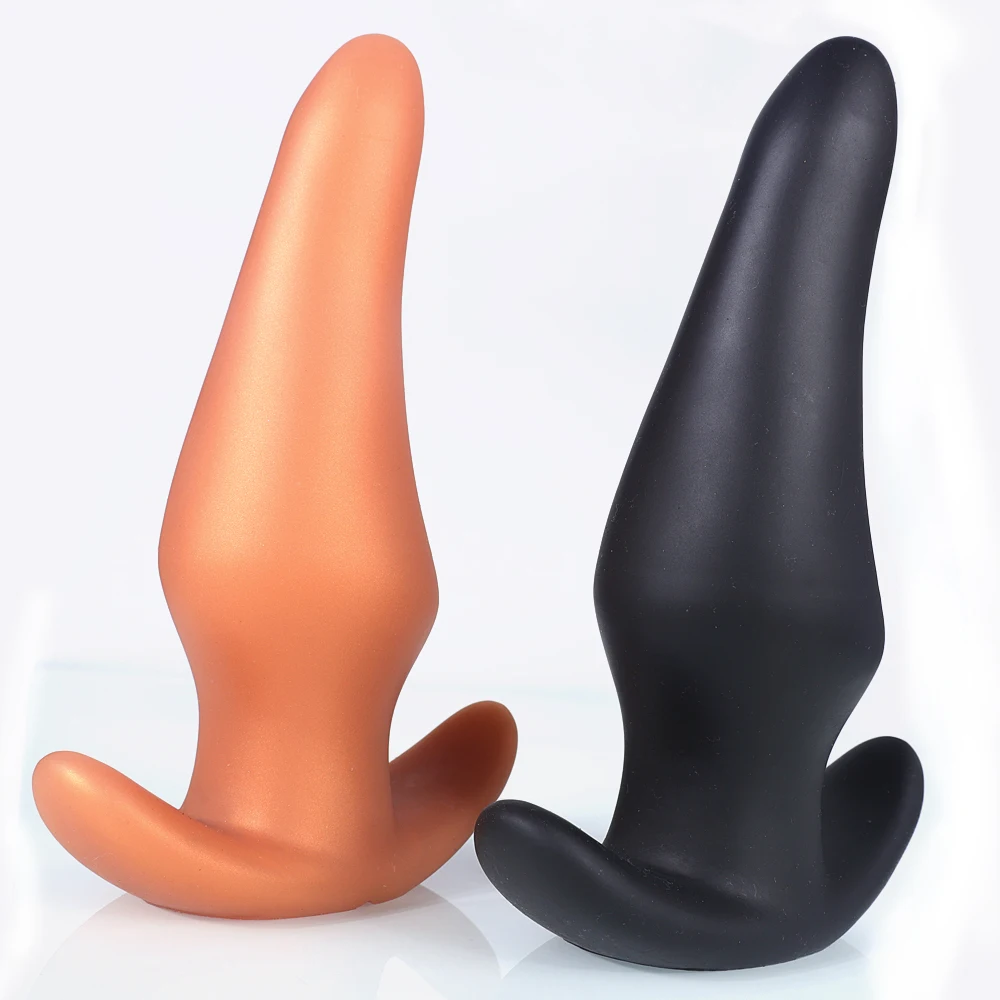Wearable Anti Drop Soft Anal Plugs Prostate Massage Liquid Silicone Huge Butt Plug Anal Training Comfortable To Wear Butt Plug view 4