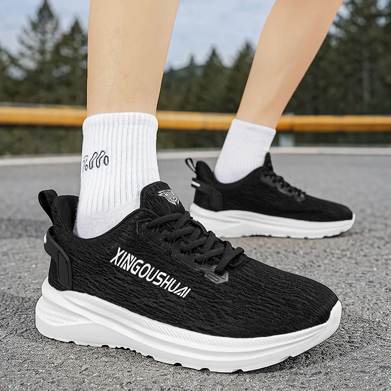 Fashionable Lightweight Running Shoes for Men and Women, Mesh Breathable Lightweight Running Shoes, Outdoor Casual Walking Shoes