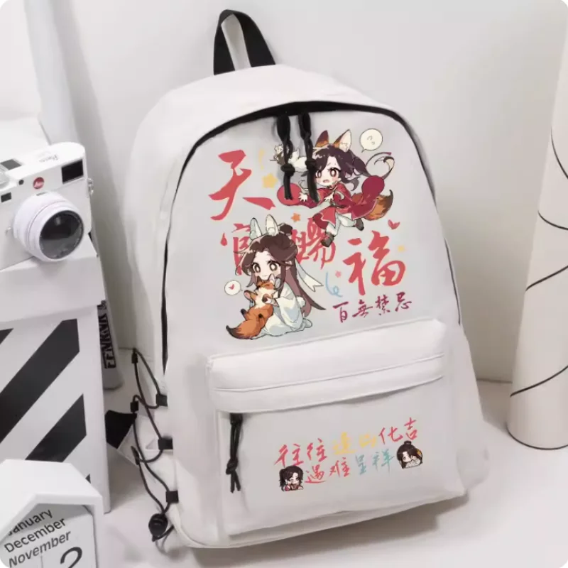 

Anime Tian Guan Ci Fu Xielian Huacheng Schoolbag Backpack High-capacity Computer Casual Shoulder Bag Student Messenger Bag 2285