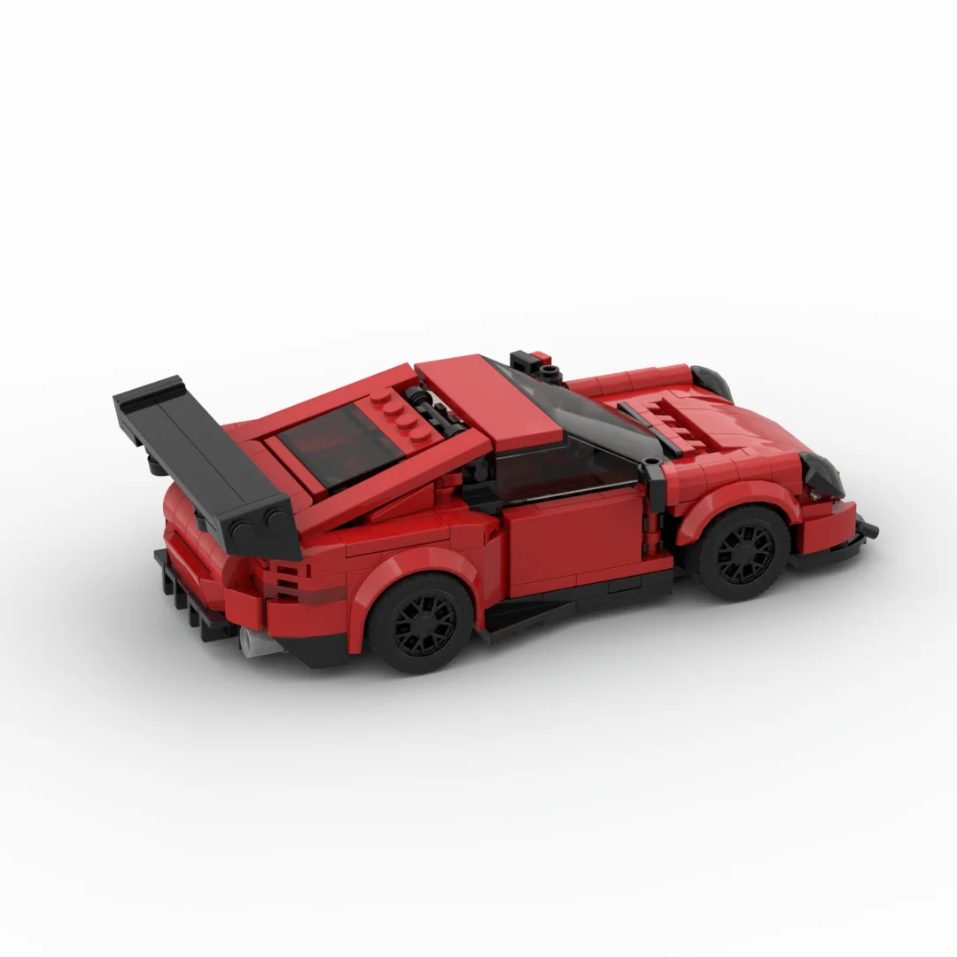 MOC-GT-RS racing sports car Vehicle Speed Champion Racer Building Blocks Brick Creative Garage Toys for Boys