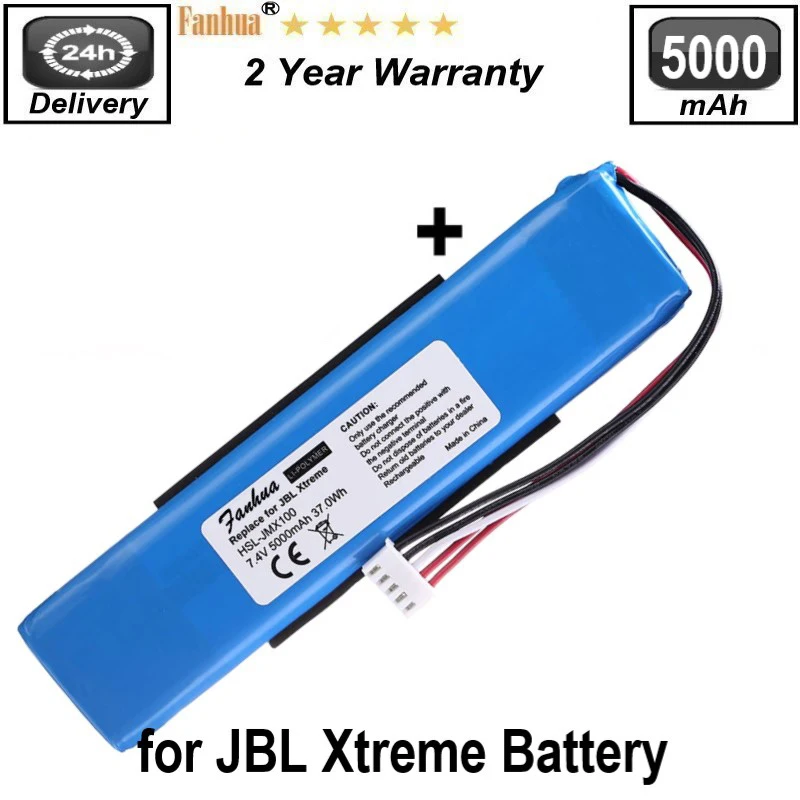 

7.4V Li-ion JBL Battery GSP0931134 Battery Replacement for JBL Xtreme JBL GSP0931134 5000mAh Li-Polymer