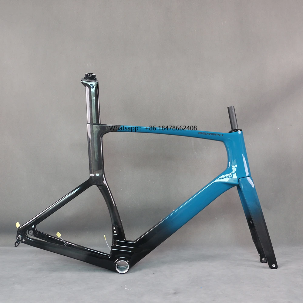 

Bicycle Frame Aero Road Bike Carbon Frame Racing Flat Mount Disc Bicycle Part All Inner Cable T1000 Frameset UD+PT315C TT-X38