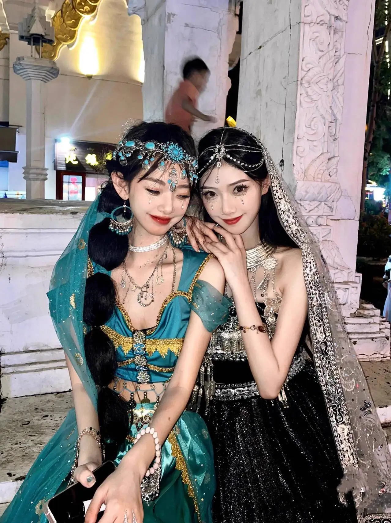 

New Western Region Dancing Maiden Clothing Princess Jasmine Exotic Style Indian Dance Belly Dance Performance Costume Cosplay