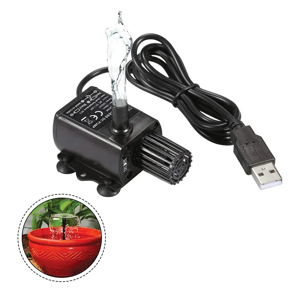 

Ультра тихий бесщеточный водяной насос USB с фильтром для различных функций циркуляции воды для насосов и охладителей для домашних животных