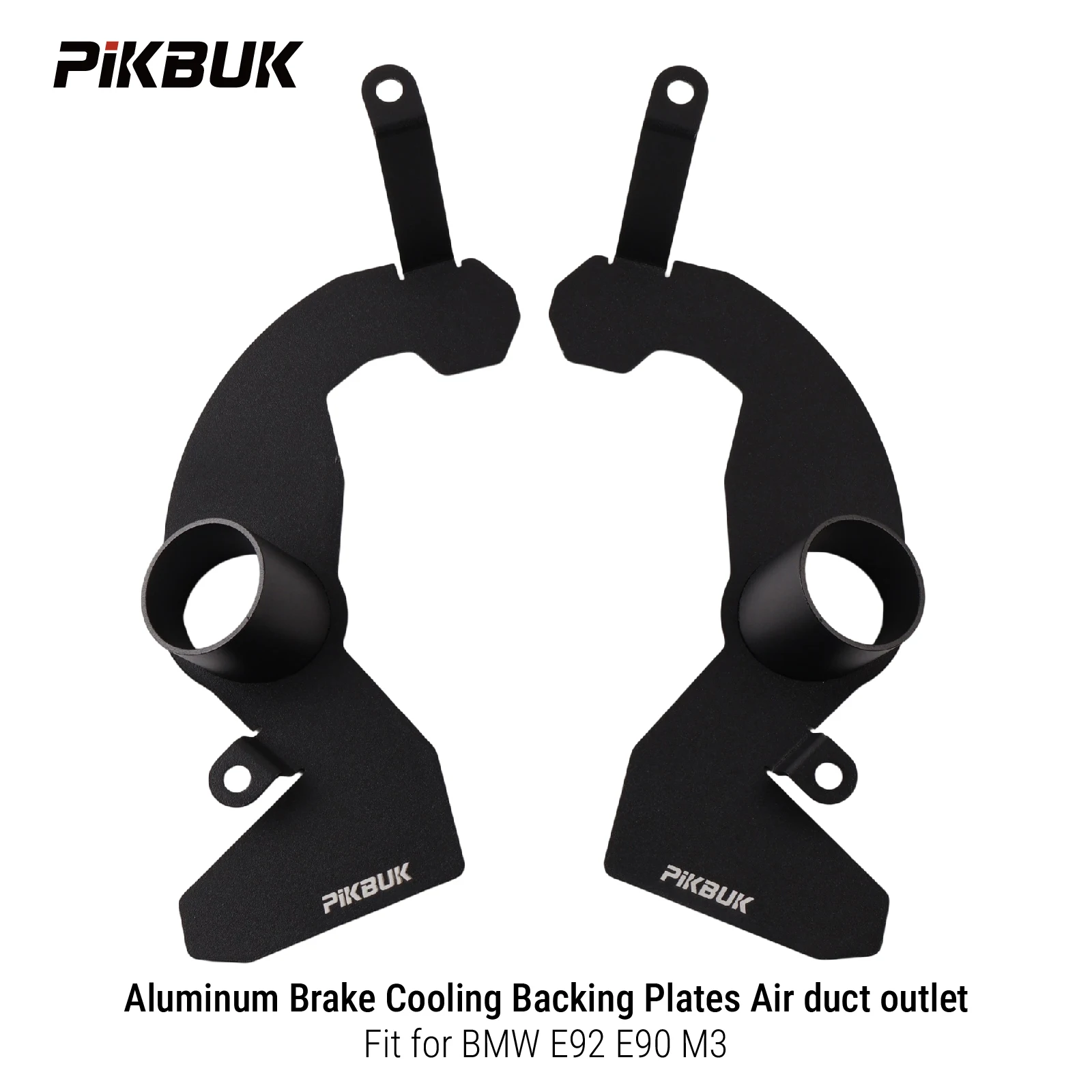 

PIKBUK FOR BMW E92 E90 M3 Aluminum Brake Cooling Backing Plates Air Duct Outlet for Vehicle
