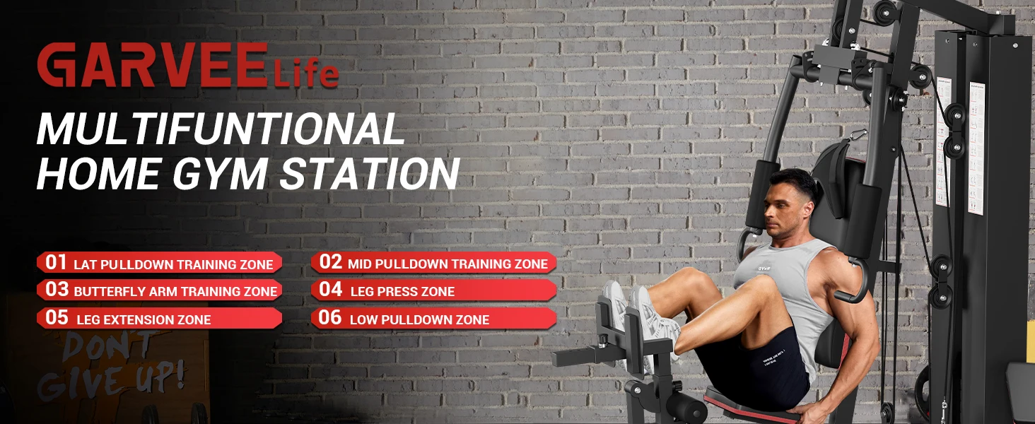 home gym workout machine system