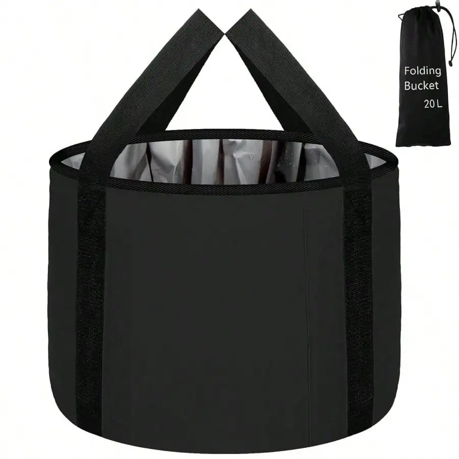 

Foot Bath Basin 20L Collapsible Bucket Pable Foot Soak Tub Feet Soa Bucket For Outdoor Travel Camping Fishing Black