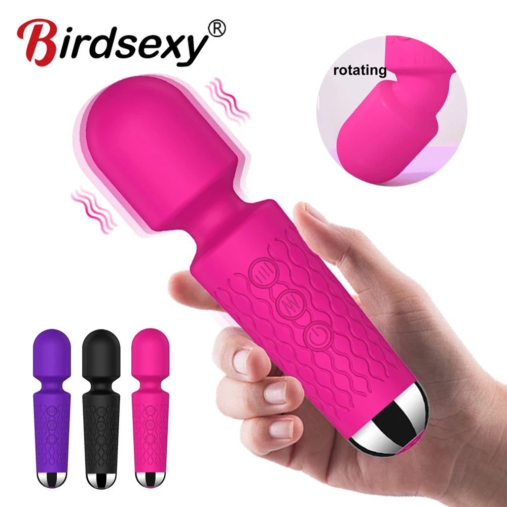 20 Speeds Powerful AV Vibrator for Women Nipple G spot Clitoris Stimulator Magic-Wand Dildo Female Masturbation Adult Sex Toys