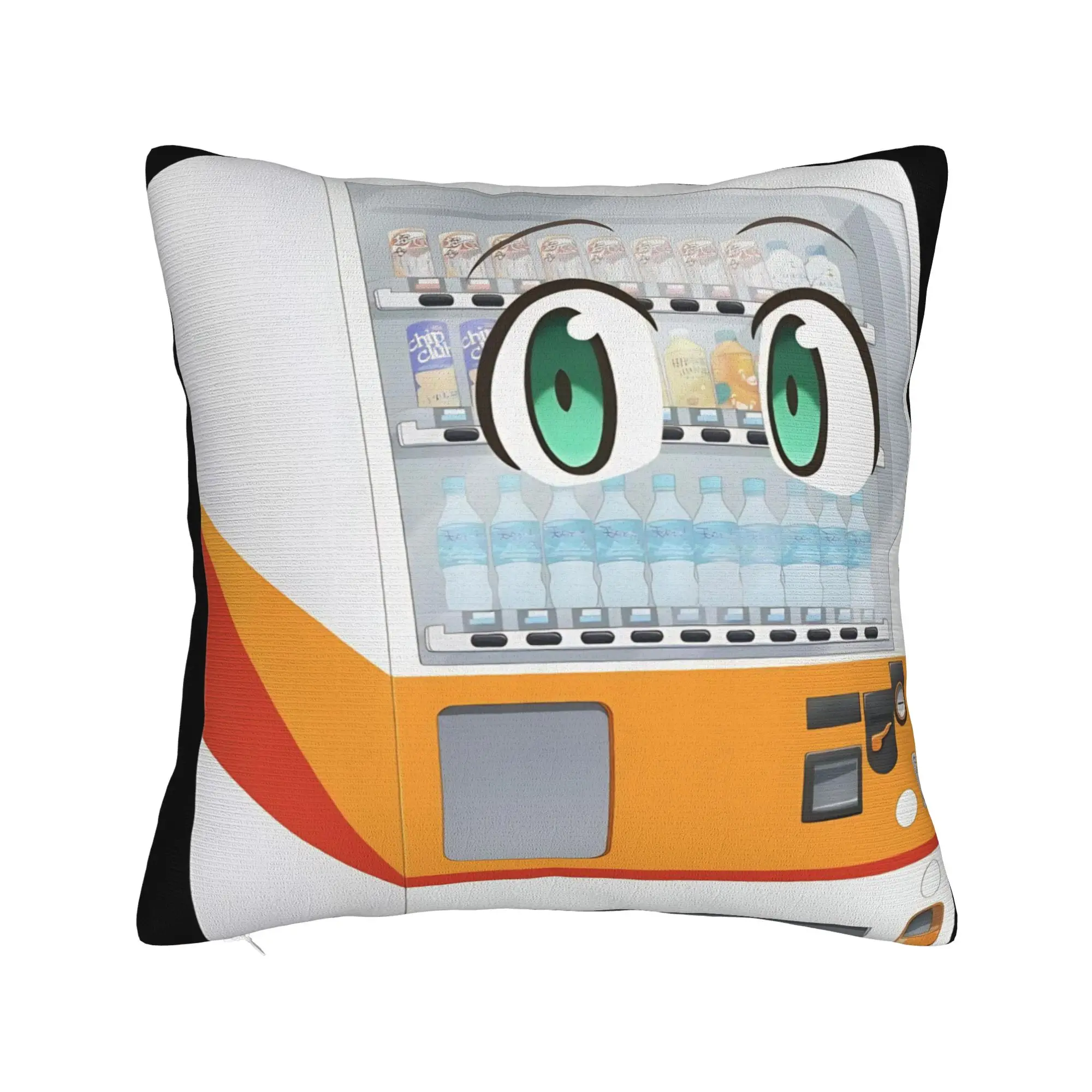 Decorative Pillowcase Reborn As A Vending Machine Merch Bed  Throw Pillow Case Cover Zippered Multiple Sizes