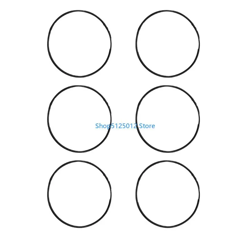 G8TC 6 Pack Replacement Gaskets Rubber Texture for Drinking Water Filtrations Units