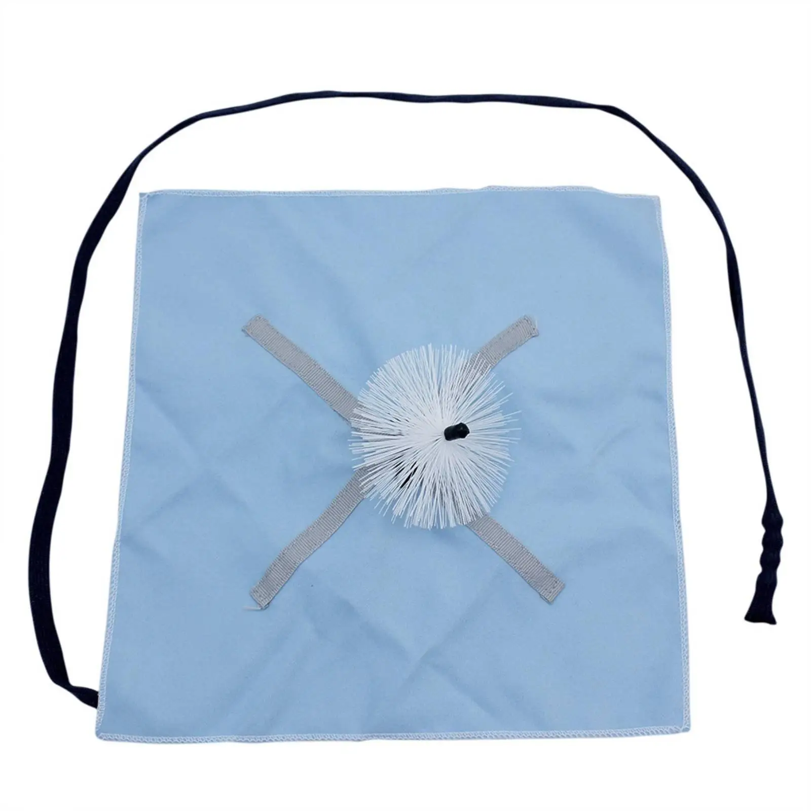 Soft Microfiber Sax Fabric Kit with Attached Brush for Saxophone Interior Cleaning Drying Swab for Musicians Maintenance