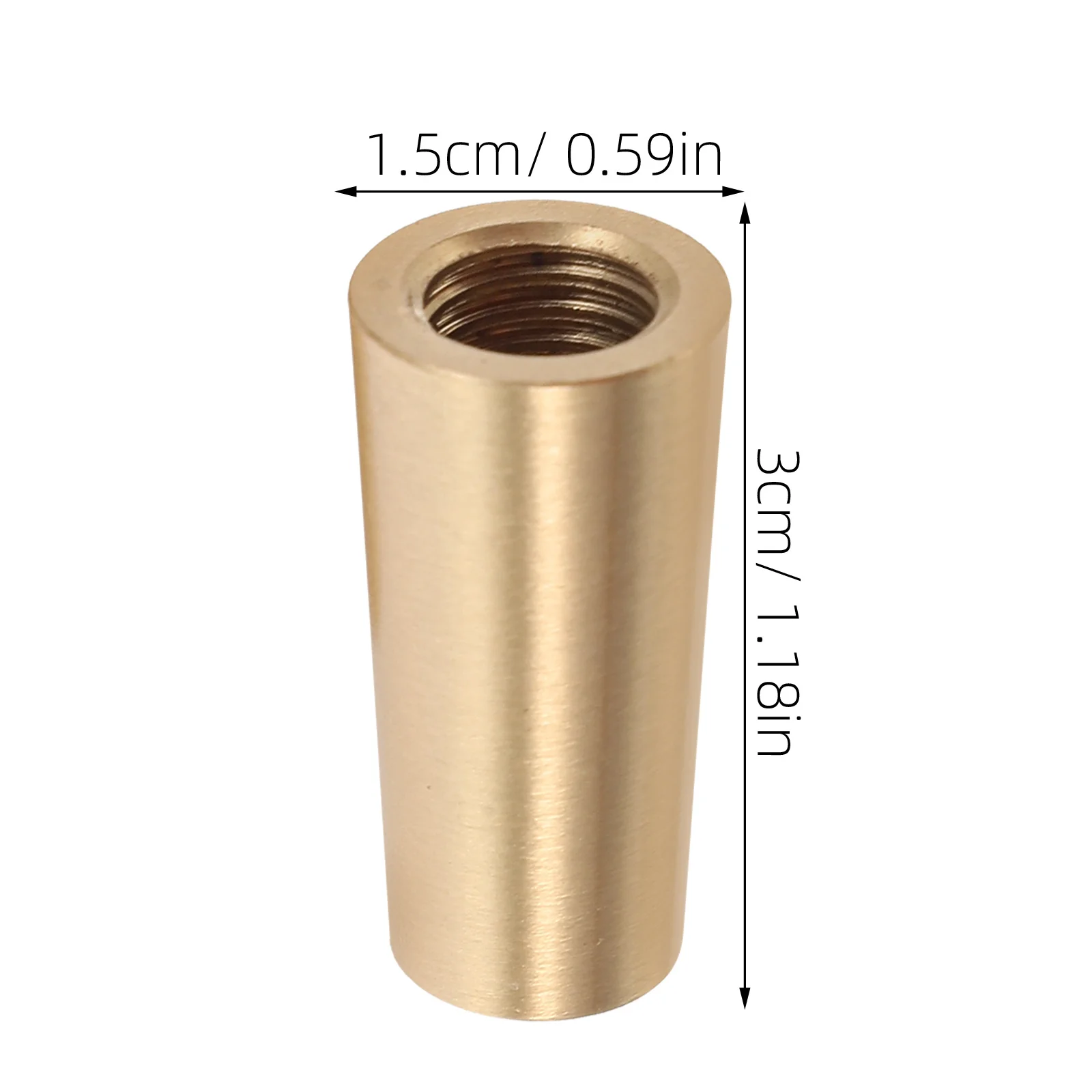 8pcs Feet For Wooden Tray Solid Brass Cutting Board Legs Conical Base For Jewelry Display Risers Brass Craft