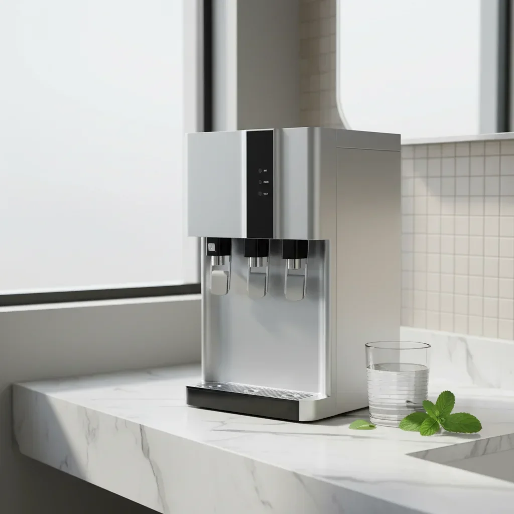 Counter Top Classic Purified Direct Piping Water Treatment Machine Purification System Water Cooling Dispenser