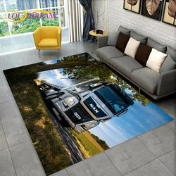 Latest MAN Truck Lorry 3D Printing Carpet Rug for Bedroom Living Room Home Sofa Decoration,Children Game Large Decor Floor Mat