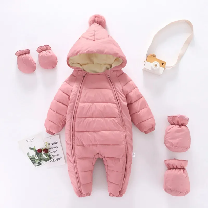 2023 new fashion Autumn Winter romper infant clothes newborn babies jumpsuit baby boy girl snow overalls for kids suit snowsuit