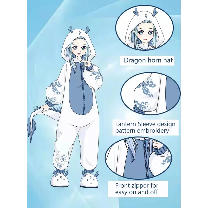qq34Anime Kurama Nine Tailed Fox Pajamas Cosplay Costume Adult Men Women Jumpsuits Summer Winter Flannel Embroidery Home Sleepwe