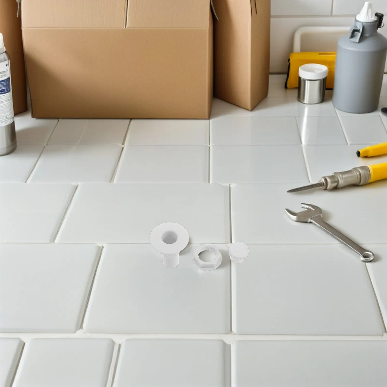 

2 Sets Plastic Freezer Drain Hole Plugs Leak-Proof Stoppers Replacement for Refrigerator Cooler Chest Drainage Accessories