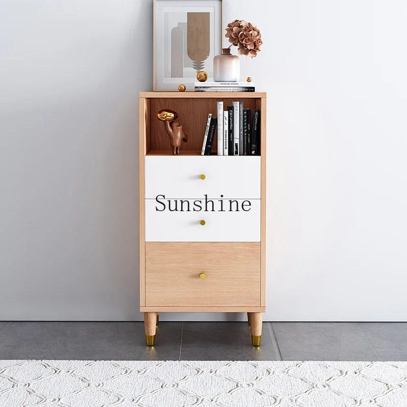 style color matching side cabinet simple modern living room small apartment anti-down household environmentally friendly storage