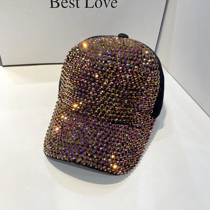 CNTANG Sommer frauen Baseball Kappe Frühling Herbst Strass Caps Mode Persönlichkeit Straße Hiphop Hüte Für Weibliche Snapback – Detail 6