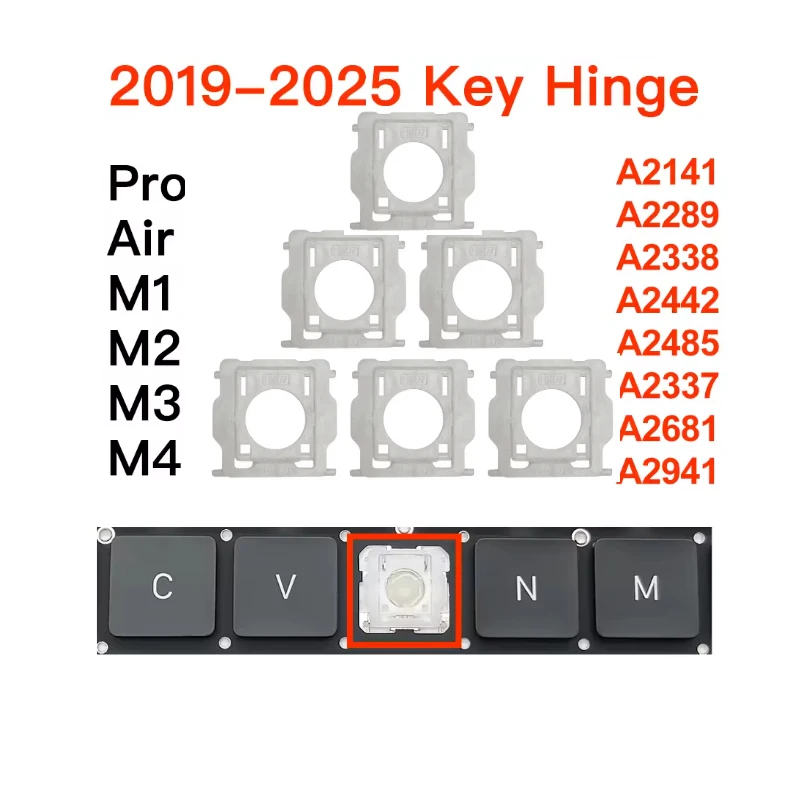 Scissor Style Keycap Hinge Clip for MacBook Pro Air 13