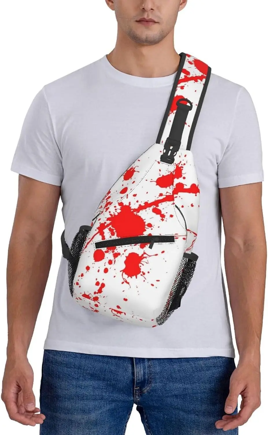 Crossbody Sling Bag for Women Men Chest Shoulder Backpack Cross Body Daypack for Travel Hiking Cycling