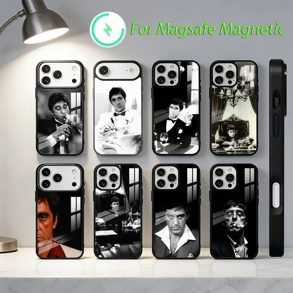 

Cool The W-World Is Yours S-Scarfaces Phone Case For iPhone 17,16,15,14,13,12,11,Plus,Pro,Max Magsafe Magnetic Wireless Charging