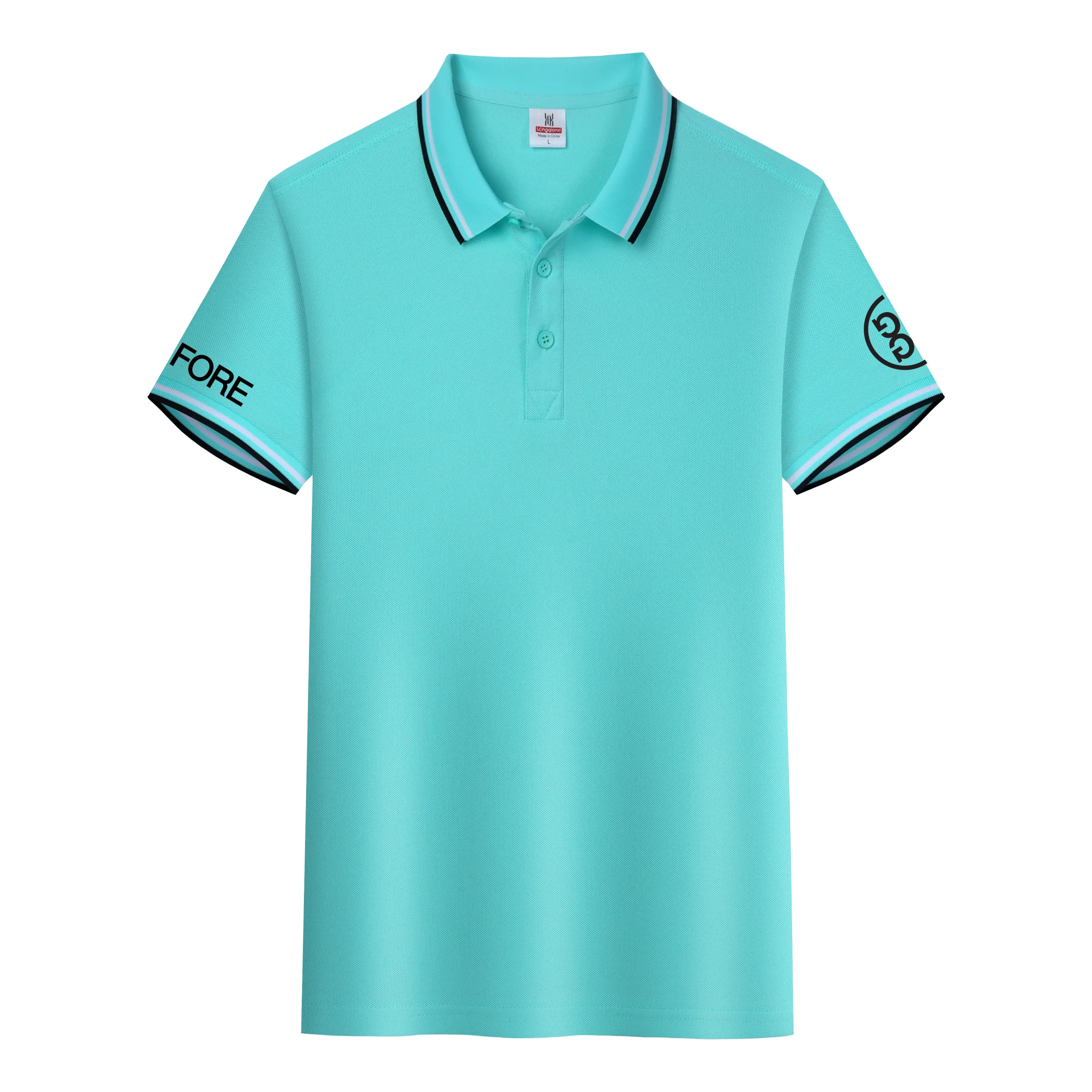 

New G4 Men's Breathable Golf Polo Shirts Business Casual T-shirt Summer Fashionable Short Sleeved Golf Sports Top Golf Wear