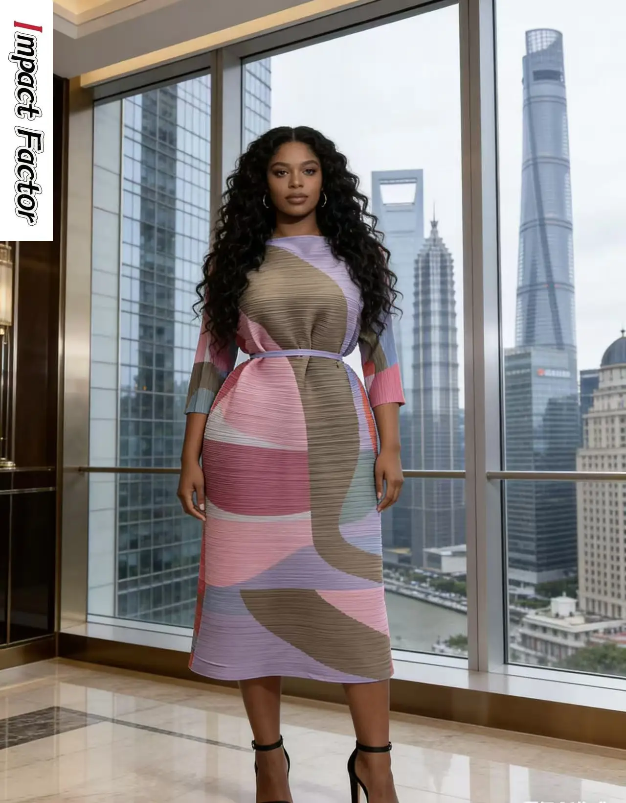 

2025 Spot Miyake Pleated Dress, Loose and Loose Pleated Dress Women's Clothing Clearance Special Treatment