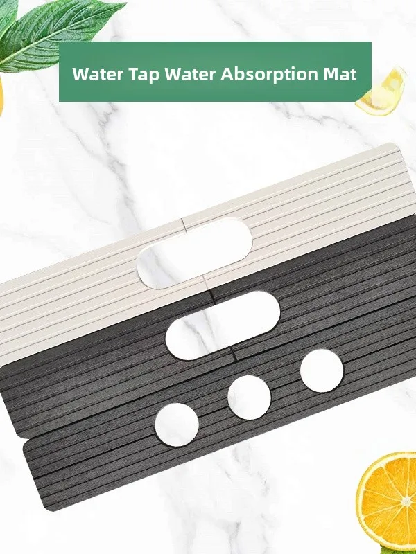 

Qui Dry Hard Pad Silicon Dendroid Faucet Absorbent Mat Kitchen Batoom Wa Basin Vani elf Storage Pad Home Cleaning T...