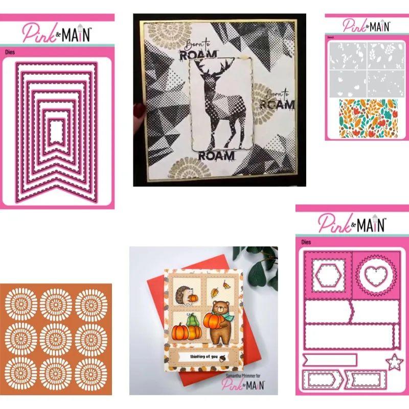 Banner Card Cut Essentials Patch Cut Metal Die and Stencil for Scrap Booking Stencil Album Paper DIY Gift Card Decoration Emboss