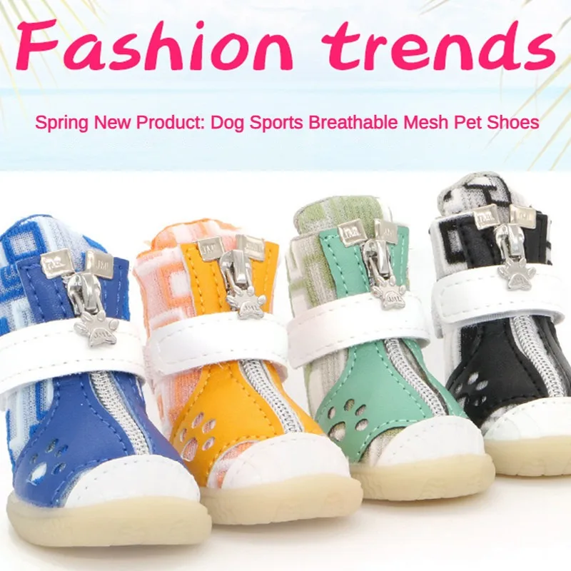 Dog Summer Candy Shoes Pet Sandals Teddy Bears Shoes Bull Muscle Bottom Anti Falling