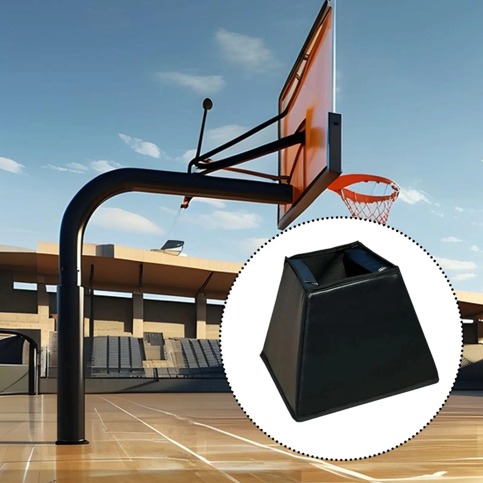 

Square Pole Pad Convenient Base Padding for Gymnasium Playground Parking Lot