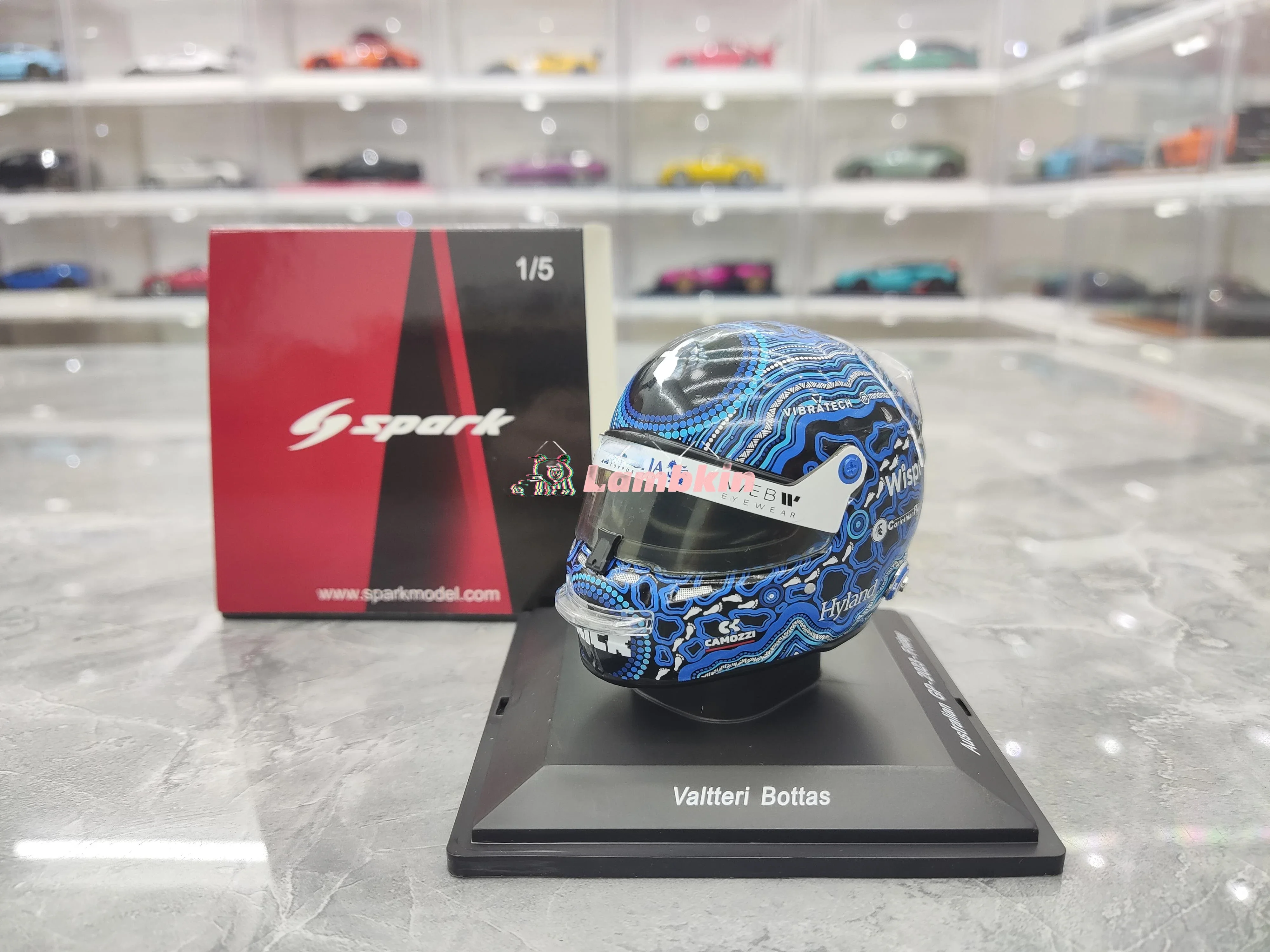 

Spark Helmet Model 1:5 For 2023 Australia Alfa Romeo F1 Team Bottas Collection