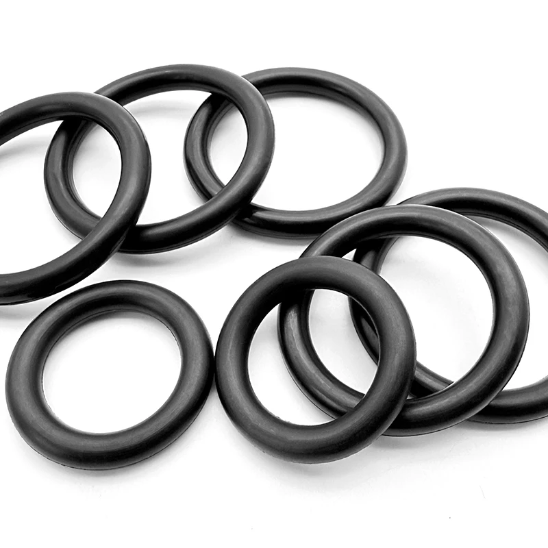 

1000pcs Black NBR Rubber Seal O-Ring, CS 2mm Oil Resistant, Temperature Tolerant for Hydraulics Machinery