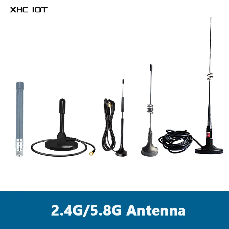 2.4G 5.8G Antenna Wifi XHCIOT Sucker Antenna Fiberglass Atenna 5dBi SMA-J 2,4G Antenna Series For Wireless Module