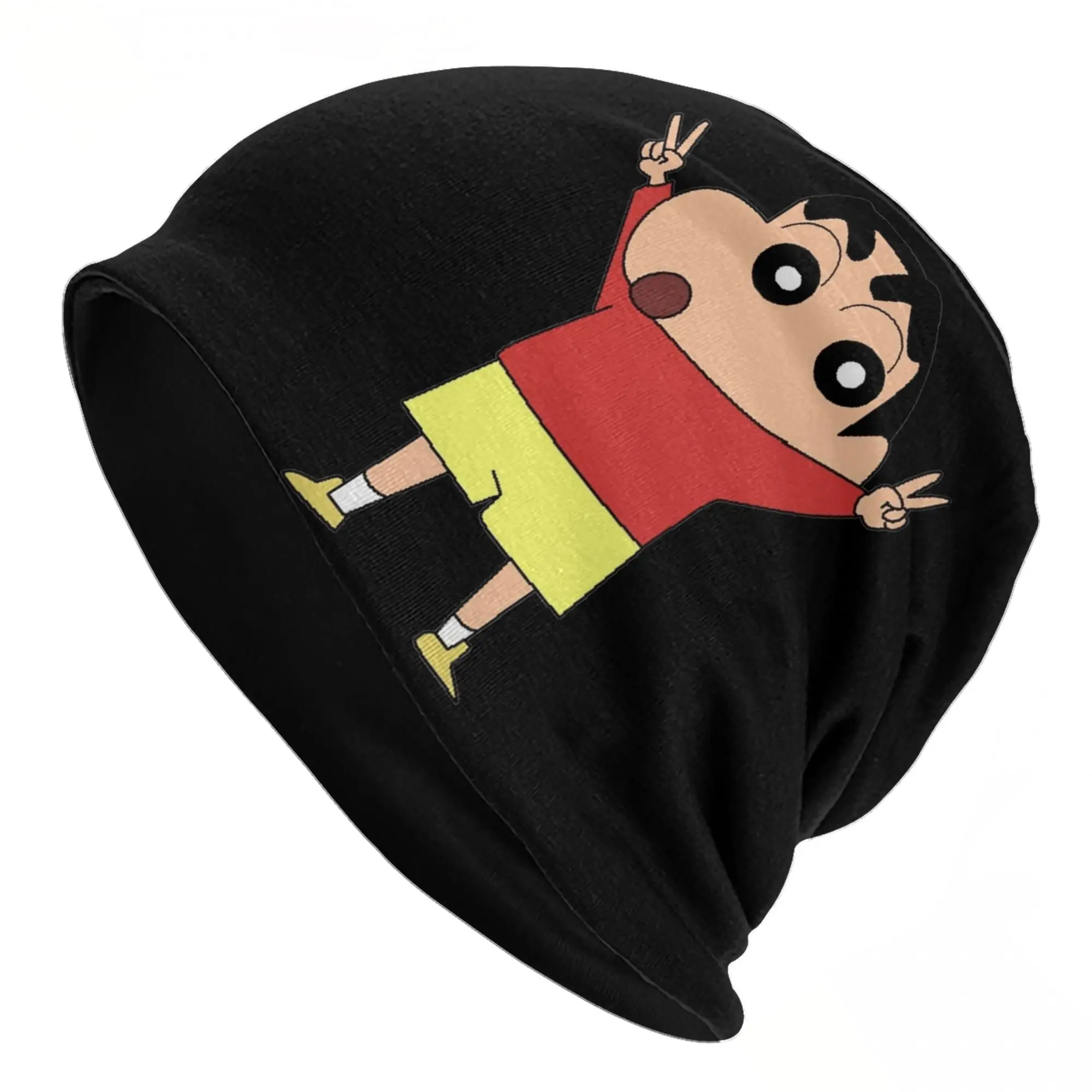 Crayons Shin-Chans ok Caps  Hip Hop Autumn Winter Ski Skullies Beanies Hats Summer Warm Dual-use Bonnet Knitted Hat