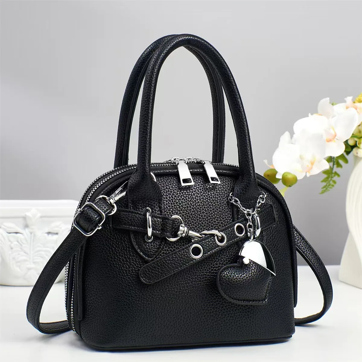 

2025 Spring New Commuter Shell Bag, Simple Shoulder Crossbody, Fashion Handbag for Women