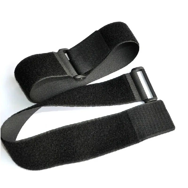 10pcs 3*80cm Hook Loop Cable Tie Adjustable Fastening Adhesive Cinch Strap with Buckle Multi-Purpose Reusable Cord Organizer
