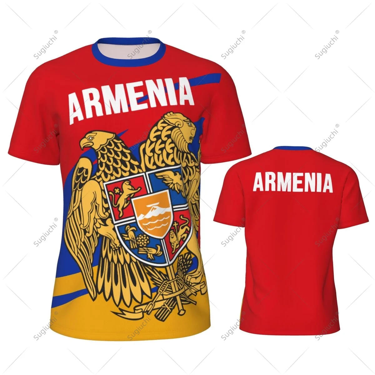 Camiseta Deportiva con la Bandera de Armenia para Hombre y Mujer, Jersey para Fútbol, Running, Ciclismo, Tenis y Fitness