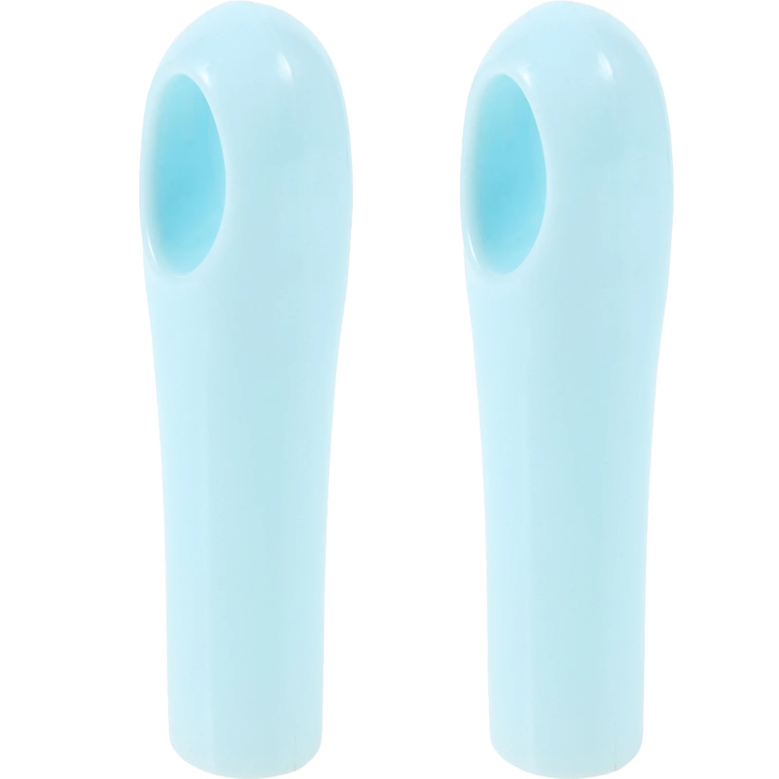

2 Pcs Broom Handle Dustpan Mop Pole Replacement Tube 19mm Straight Blue Plastic Home Cleaning Tools Accessories