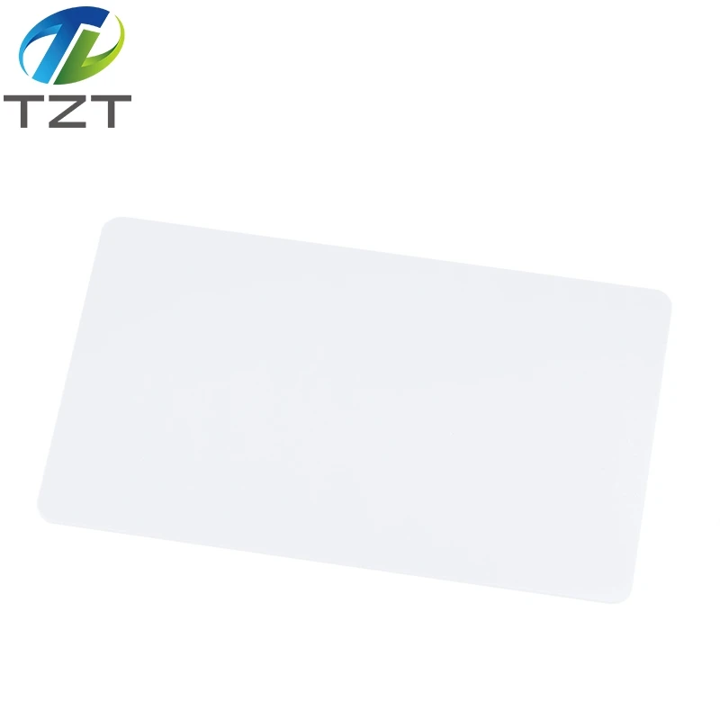 Carte RFID TZT 13.56Mhz, étiquette de carte intelligente 0.8mm pour système de contrôle d'accès ISO14443A, 10/20/30 pièces