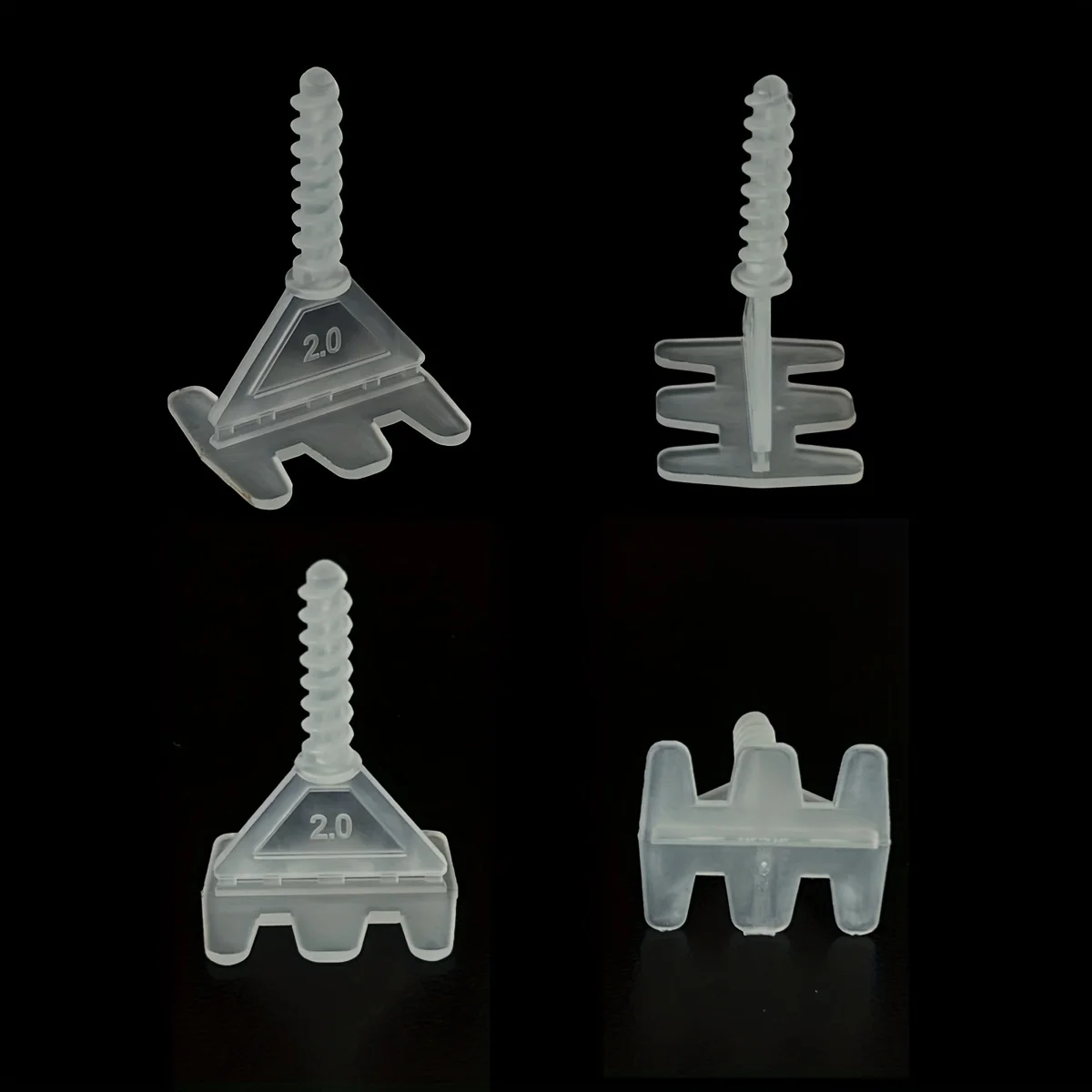 Fliesen-Nivelliersystem Grundplatte und Wiederverwendbares Abdeckset 1-3 mm Fliesenabstandhalter Nivelliersystem Bauwerkzeug-Set – Detail 4